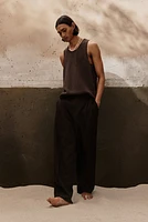 Regular-Fit Sheer Tank Top