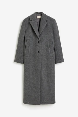 Long Wool-blend Coat