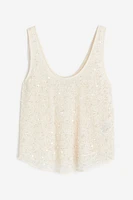 Bead-embellished Top