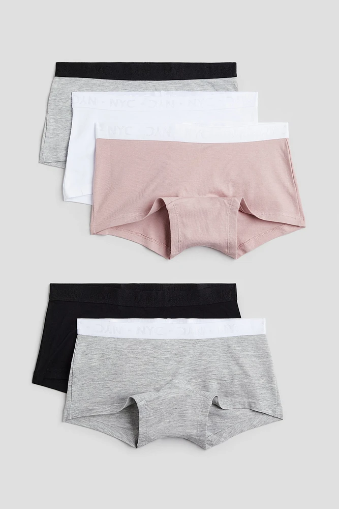 Lot de 5 caleçons boxeurs en coton