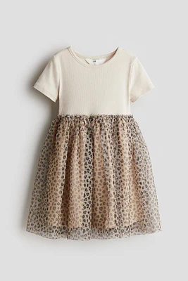 Dress with Tulle Skirt