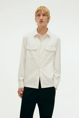 Regular Fit Utility Overshirt