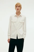 Regular Fit Utility Overshirt