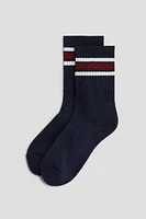 Lot de 5 paires chaussettes côtelées
