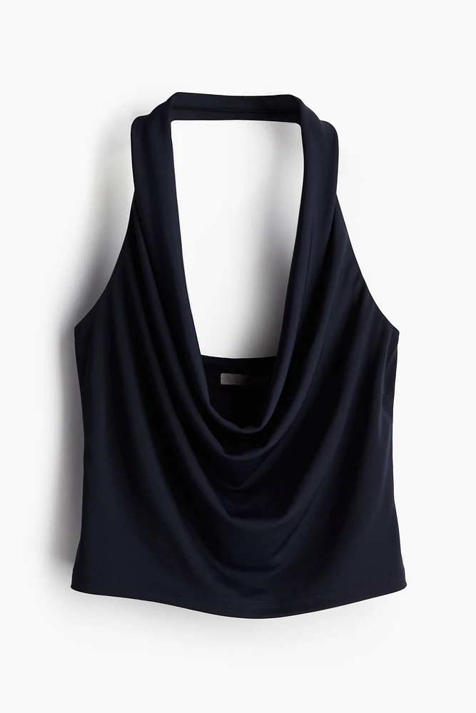 Jersey Halterneck Top