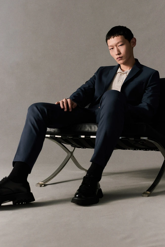 Slim-Fit Suit Pants