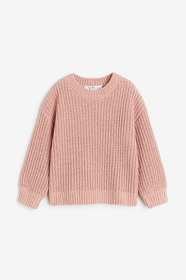 Chandail en maille chenille