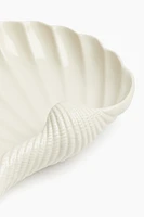 Large Seashell-Shaped Serving Bowl