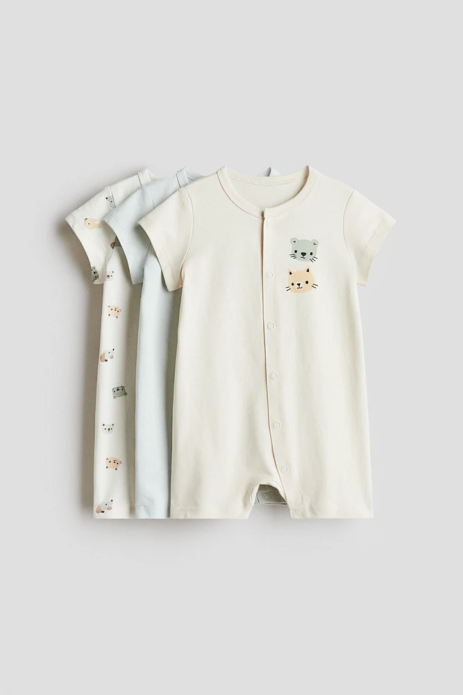 Lot de 3 pyjamas en coton