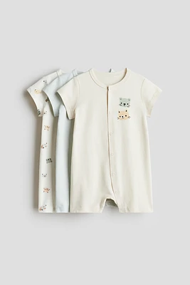 Lot de 3 pyjamas en coton