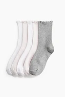 5-pack Rib-knit Socks