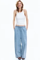 Denim Pull-on Pants