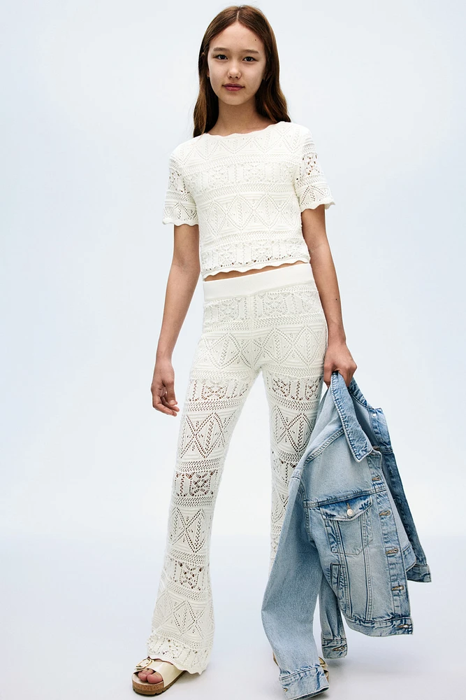 2-Piece Crochet-Look Set
