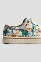 Printed Canvas Sneakers