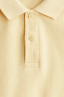 Polo en piqué de coton