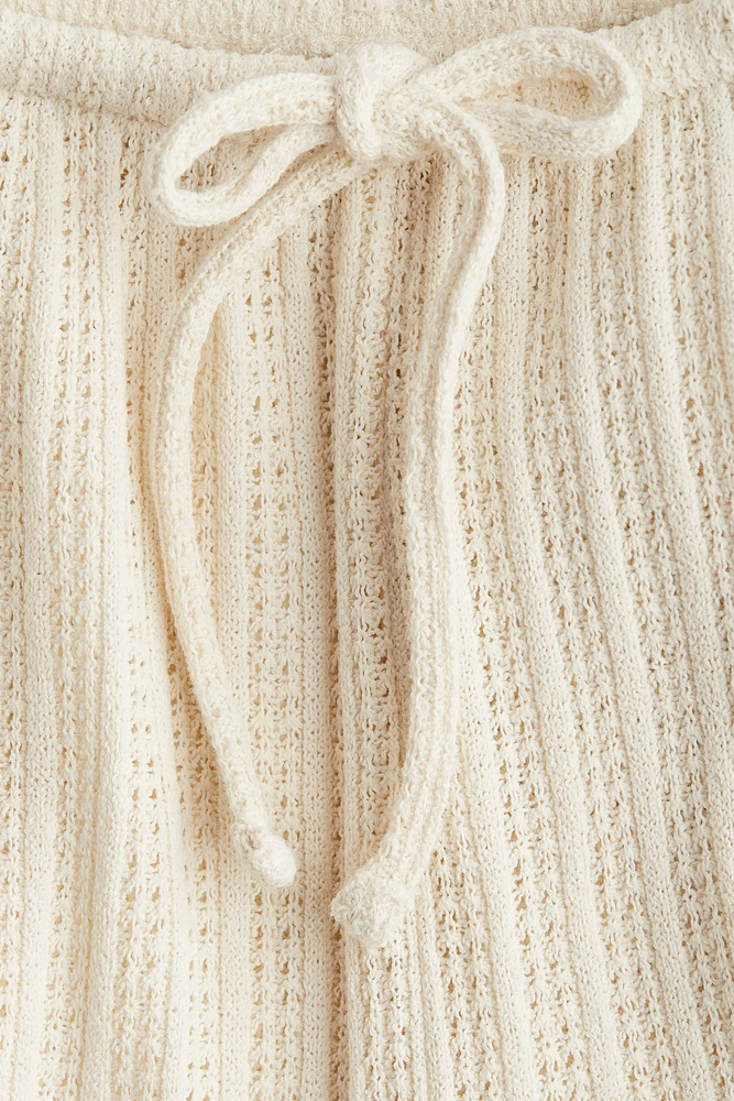 Textured-Knit Pants