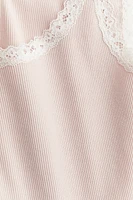 Lace-Trimmed Tank Top