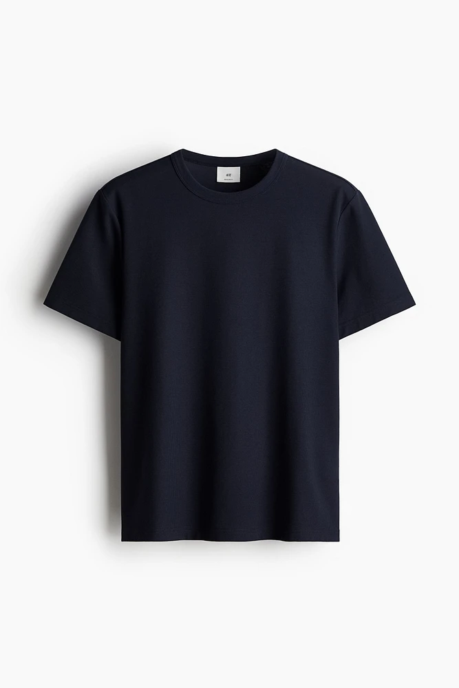 T-shirt gaufré Coupe Classique