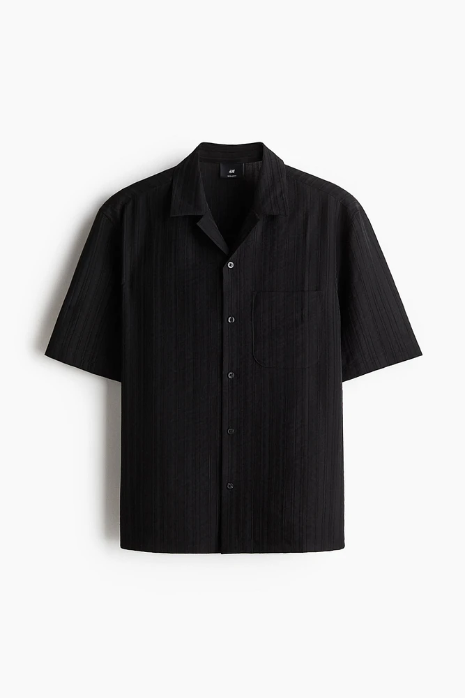 Regular-Fit Textured Resort Shirt