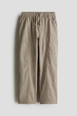 Pantalon de jogging en popeline
