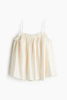 Ruffle-Trimmed Camisole Top