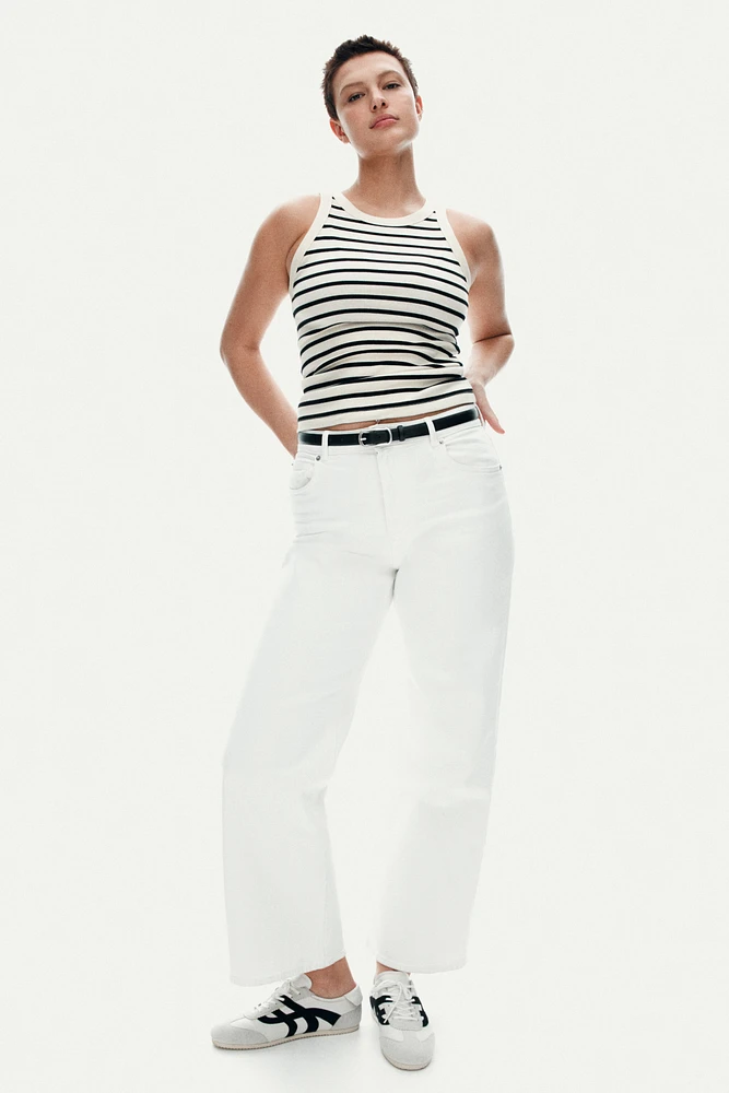 Camisole côtelée