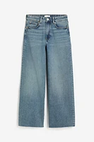 Wide High Ankle Jeans