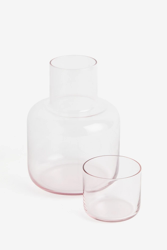 Bedside Water Carafe with Tumbler