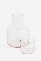 Bedside Water Carafe with Tumbler