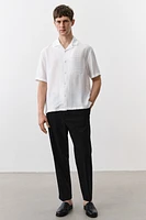 Regular Fit Textured resort shirt
