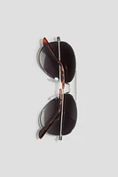 Lunettes de soleil style aviateur