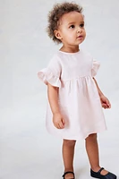 2-piece Linen Dress and Bloomers Set