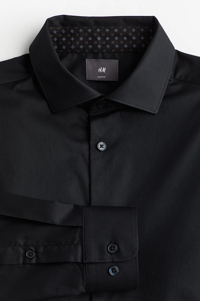 Slim Fit Premium Cotton Shirt