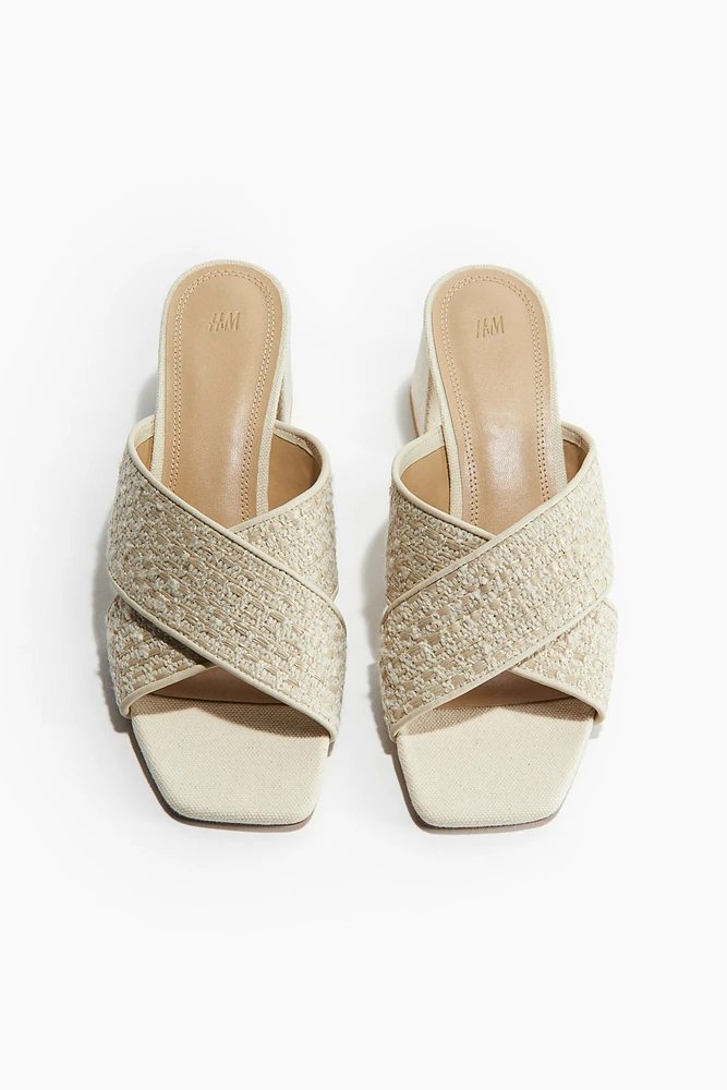 Textured Mules