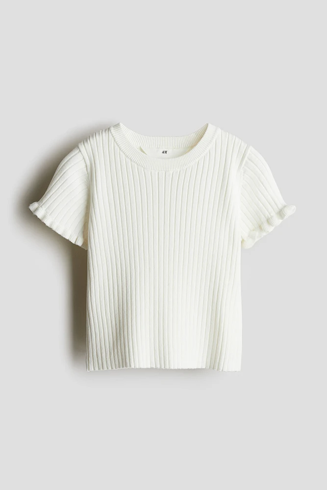 Rib-knit Top