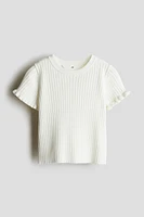 Rib-knit Top