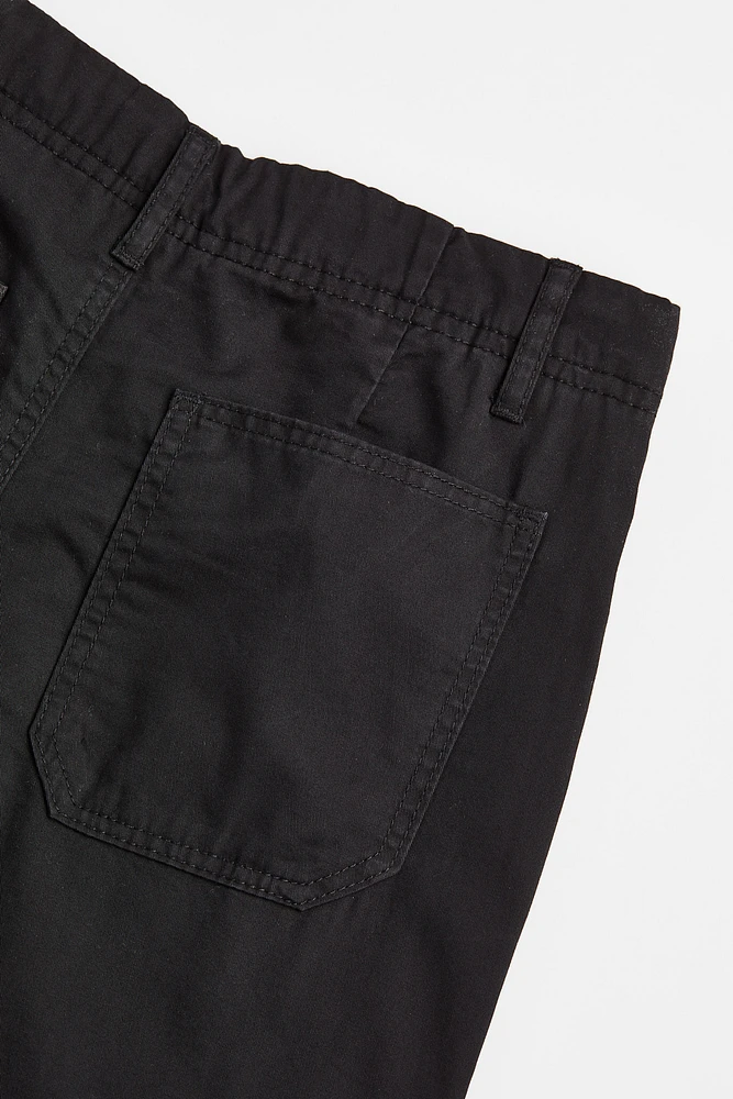 Lined Cotton Cargo Pants