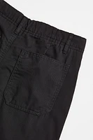 Lined Cotton Cargo Pants