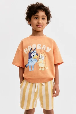 2-piece Printed Sweatshirt Set