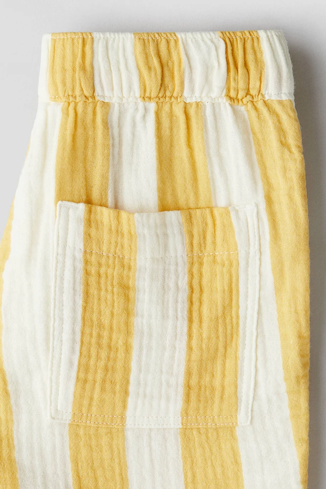Short en mousseline
