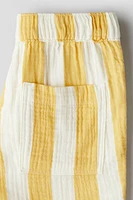 Short en mousseline