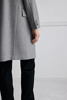 Wool-Blend Coat