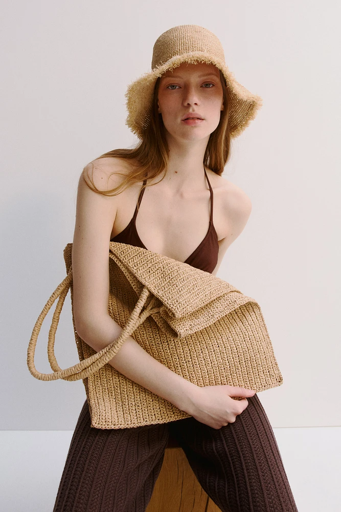 Straw Bucket Hat