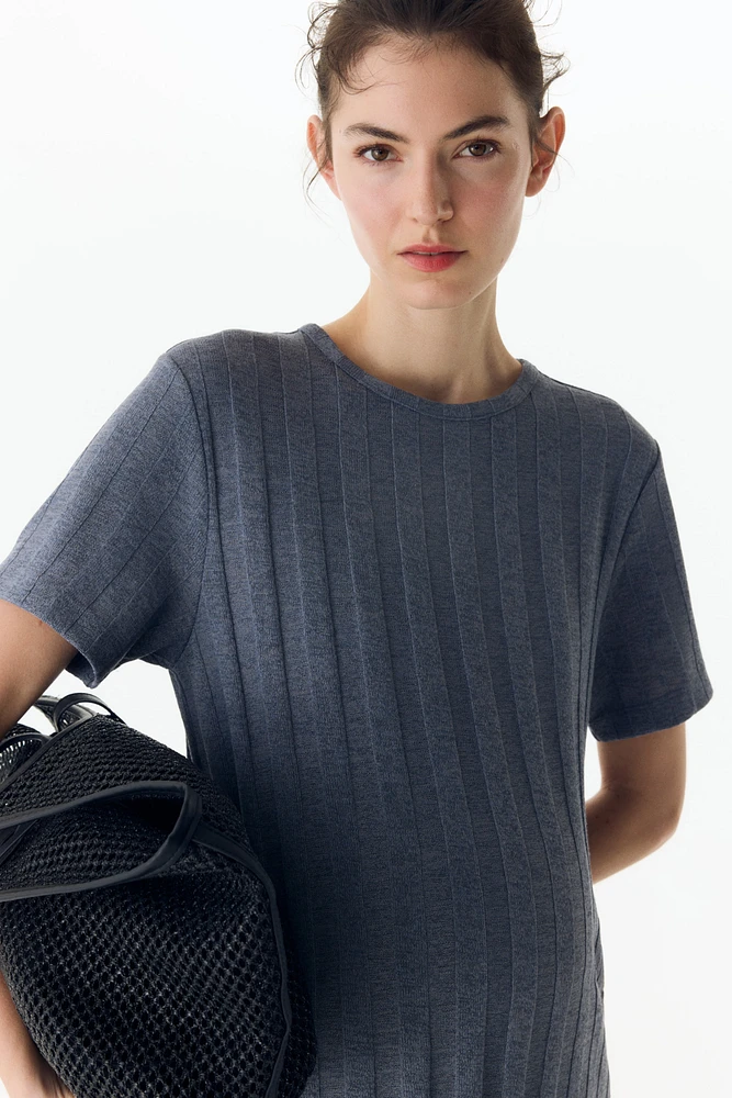 MAMA Ribbed Dress