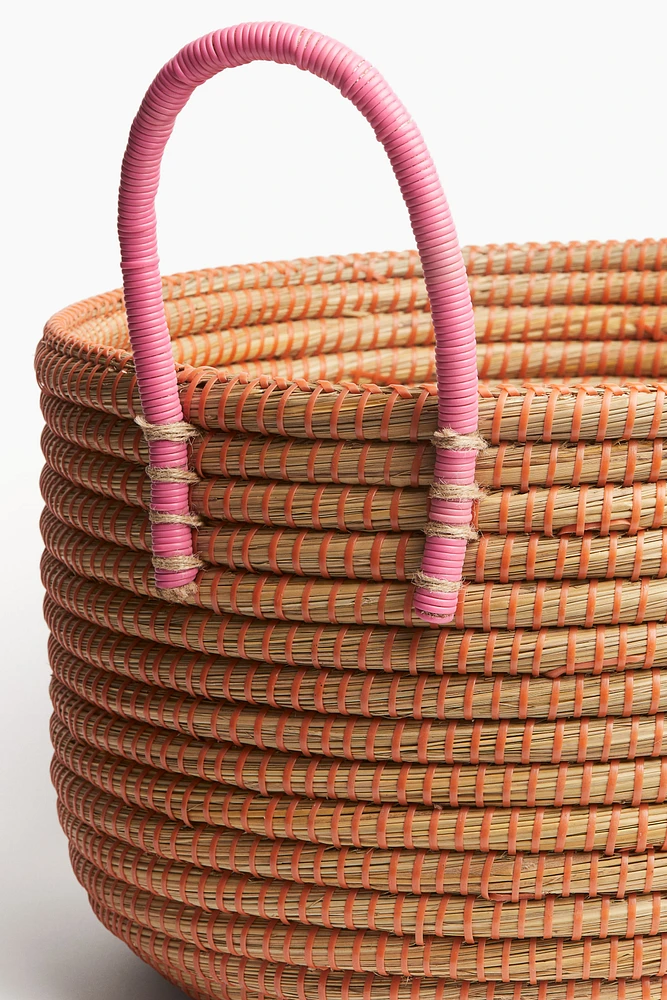 Grand panier de rangement fait main