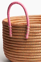 Grand panier de rangement fait main