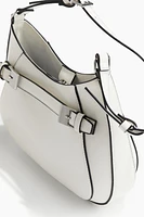 Strap-Detail Shoulder Bag