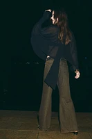Baggy Flared Low Jeans