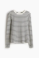 Ribbed Jersey Top