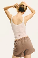 Lace-Trimmed Tank Top
